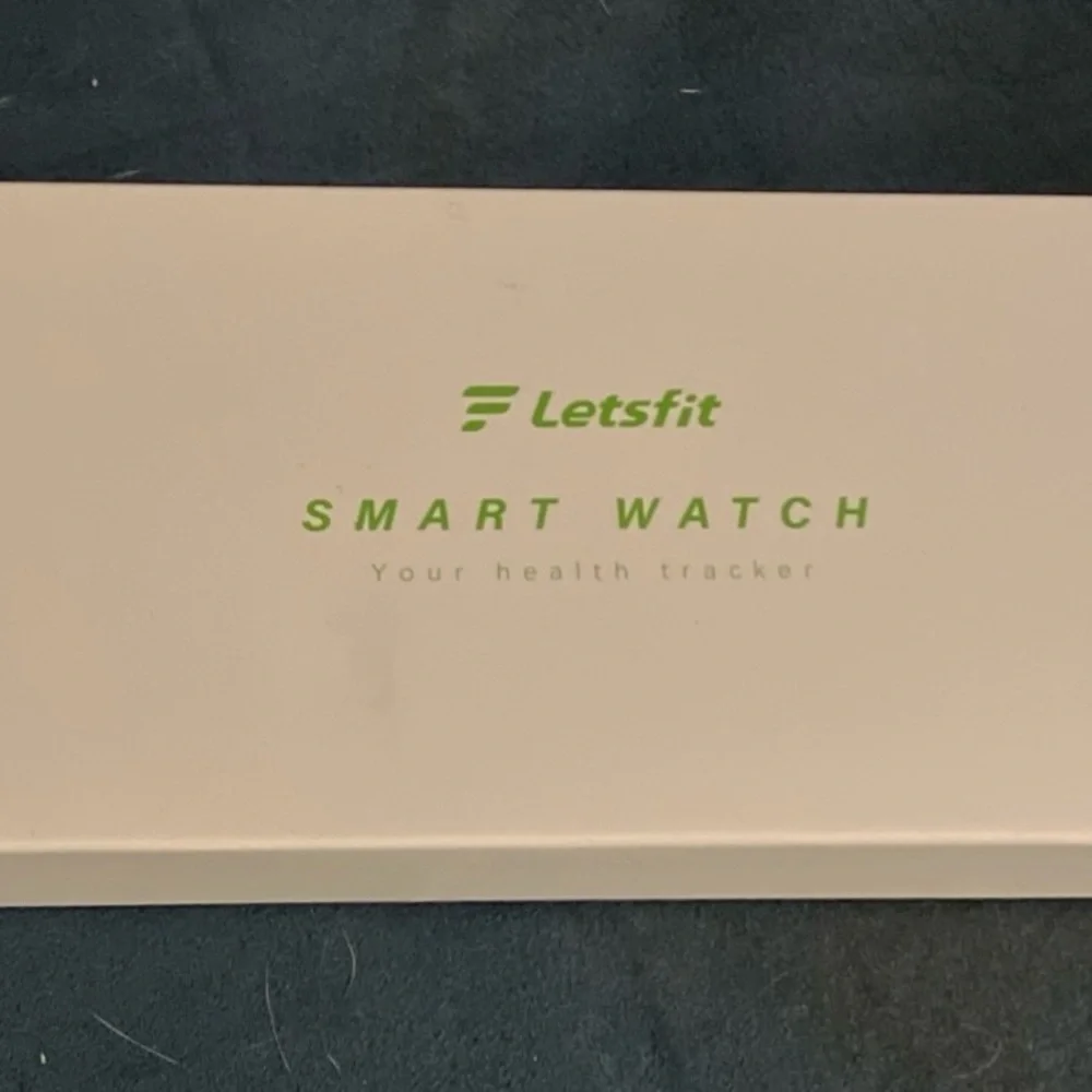 Letsfit Smart Watch Gold Bezel PinkBlack new in open box-Reduced Shipping!